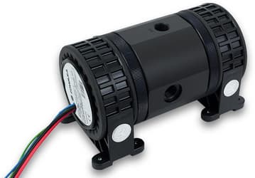 Модуль EK-XTOP Dual D5 PWM Serial, включающий две помпы, комплектуется антивибрационными креплениями