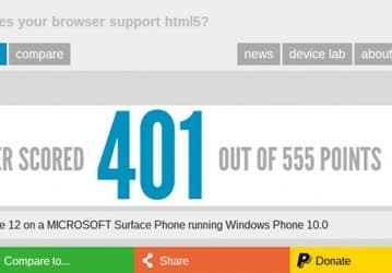 Смартфон Microsoft с именем Surface Phone появился в базе теста HTML5test
