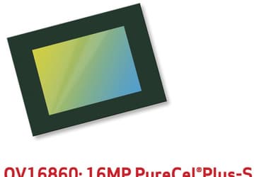 Датчик изображения Omnivision OV16860 формата 1/2,4 дюйма разрешением 16 Мп предназначен для смартфонов и экшн-камер