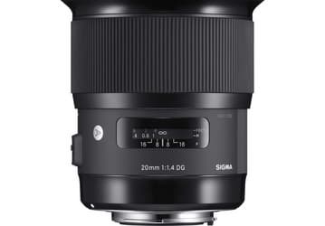 Sigma 20mm f/1.4 DG HSM Art — первый полнокадровый объектив с фокусным расстоянием 20 мм и максимальной диафрагмой F/1,4