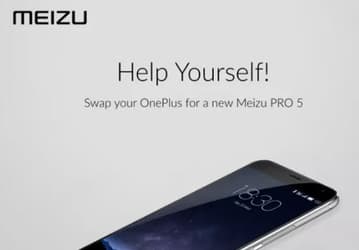 Meizu предлагает владельцам смартфонов OnePlus 2 обменять их на Meizu PRO 5