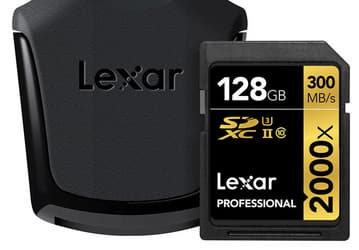 Линейку карт памяти Lexar Professional 2000x SDHC/SDXC UHS-II пополнила модель объемом 128 ГБ