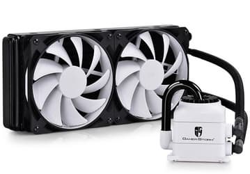 Жидкостная система охлаждения DeepCool GamerStorm Captain 240 White для процессоров подойдет для систем с преобладанием белого цвета