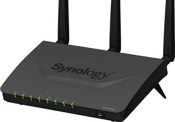 Беспроводной маршрутизатор Synology RT1900ac оснащен портом USB 3.0 и слотом SD