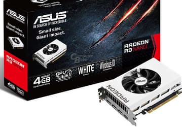 Белый вариант 3D-карты Asus Radeon R9 Nano выпущен ограниченной серией