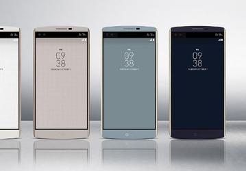 Представлен смартфон LG V10 с дополнительным экраном, двойной фронтальной камерой, дактилоскопом и другими особенностями