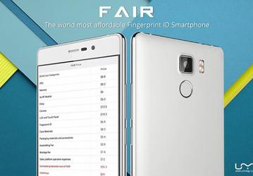 Смартфон Umi Fair ценой $100 получит 5-дюймовый дисплей и дактилоскопический датчик