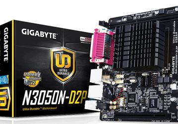 Материнская плата Gigabyte GA-N3050N-D2P оснащена встроенным CPU Intel Celeron N3050 (Braswell)