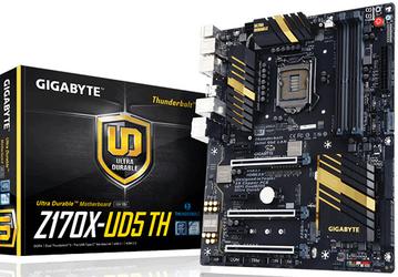 Gigabyte Z170X-UD5 TH — одна из первых материнских плат с поддержкой интерфейса Thunderbolt 3