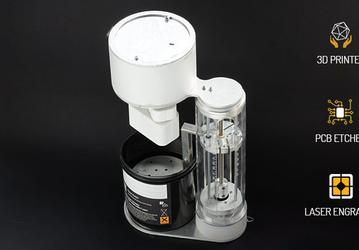LumiPocket LT — попытка объединить 3D-принтер, лазерный гравер и установку для изготовления печатных плат в одном устройстве