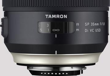 Широкоугольный полнокадровый объектив Tamron SP 35mm F/1.8 Di VC USD (Model F012) оснащен стабилизатором
