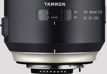 Представлен полнокадровый объектив Tamron SP 45mm F/1.8 Di VC USD (Model F013)