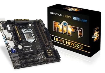 Системная плата Biostar Hi-Fi H170Z3 оснащена слотами для памяти DDR3 и DDR4