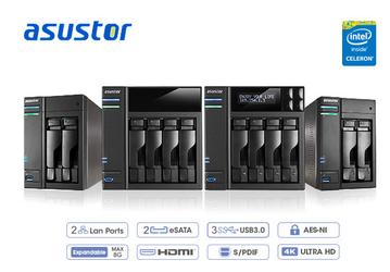 Asustor AS6202T, AS6204T, AS6102T и AS6104T — первые NAS на процессорах Intel Braswell