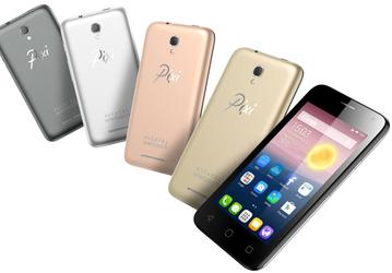 Бюджетный смартфон Alcatel OneTouch Pixi First располагает четырёхдюймовым дисплеем