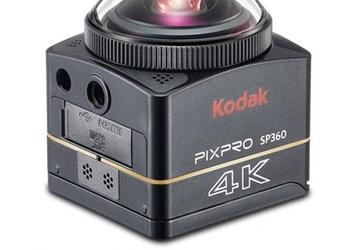 Kodak PixPro SP360-4K — первая камера с углом обзора 360° для любителей активного отдыха, поддерживающая видео 4К