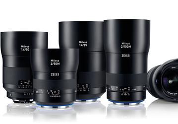 Объективы Zeiss Milvus 2.8/21, 2/35, 1.4/50, 1.4/85, 2/50M и 2/100M предназначены для камер Canon и Nikon высокого разрешения 