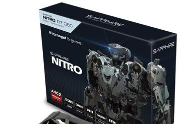 Видеокарта Sapphire Nitro R7 360 подверглась небольшому заводскому разгону