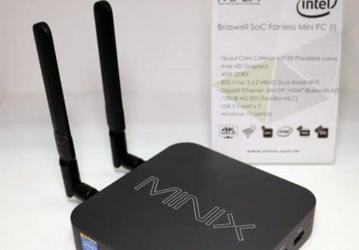 В новых мини-ПК Minix серии Z используются процессоры Intel Celeron N3150 и Pentium N3700 с пассивным охлаждением
