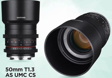 Объективы Samyang 21mm F1.4 ED AS UMC CS и Samyang 50mm F1.2 AS UMC CS предложены в обычных и «киношных» вариантах