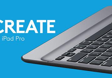 Logitech Create — первая сторонняя клавиатура для планшета Apple iPad Pro