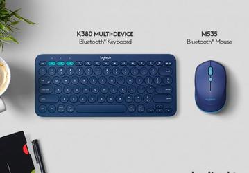 Logitech представила беспроводные клавиатуру K380 и мышь M535 
