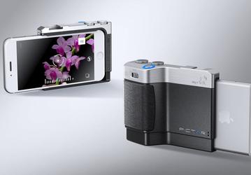 Фоторукоятка Pictar для смартфона Apple iPhone общается с ним по необычному каналу