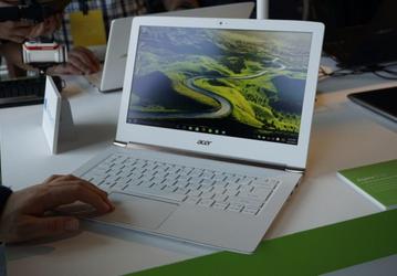 Толщина корпуса ноутбука Acer Aspire S 13 равна 14,4 мм