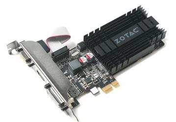 Видеокарта Zotac GT 710 1GB PCIE x 1 основана на GPU GM208