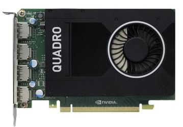 Профессиональный 3D-ускоритель GeForce Quadro M2000 основан на GPU GM206