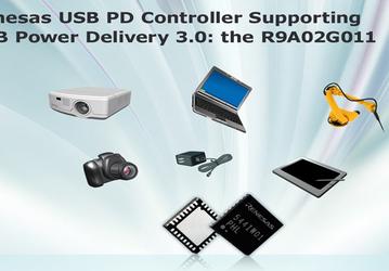 Контроллер Renesas R9A02G011 соответствует спецификации USB Power Delivery 3.0
