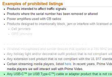Amazon запрещает продажу кабелей с разъемами USB-C, которые не соответствуют стандарту