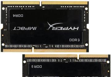 Модули Kingston SODIMM HyperX Hybro оснащены интерфейсами DDR3 и DDR4