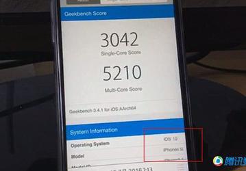 iPhone 6 SE обходит iPhone 6s по производительности
