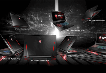 MSI представила линейку ноутбуков с видеокартами серии Nvidia GeForce GTX 10