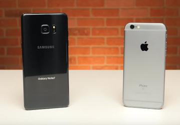 Смартфон iPhone 6s оказался значительно быстрее Samsung Galaxy Note7 в реальных сценариях использования