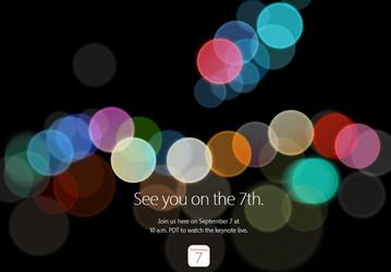 Apple назначила пресс-конференцию, посвященную новинкам компании, на 7 сентября 2016