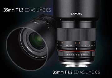 Объективы Samyang 35mm F1.2 ED AS UMC CS и 35mm T1.3 ED AS UMC CS предназначены для беззеркальных камер