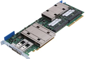 Сетевая карта Artesyn SharpSwitch PCIE-9205 оснащена коммутатором и двумя портами 100G