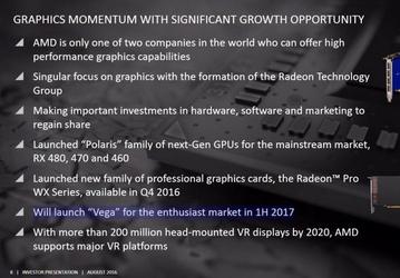 Видеокарта AMD, основанная на GPU Vega, может выйти ближе к лету следующего года