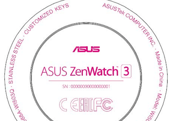 Новое поколение умных часов Asus ZenWatch 3 получит круглый дисплей