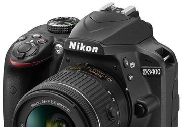 Зеркальная камера Nikon D3400 является почти полной копией D3300