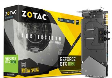 3D-карта Zotac GeForce GTX 1080 ArcticStorm оснащена водоблоком