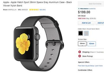 Умные часы Apple Watch Sport подешевели на $100 перед анонсом Apple Watch 2