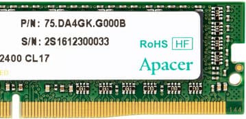 Модули памяти Apacer VLP DDR4 Mini ECC UDIMM предназначены для сетевого и  коммуникационного оборудования