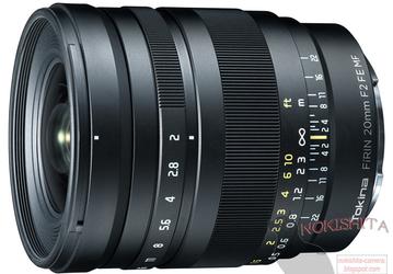 Появилось первое изображение полнокадрового объектива Tokina FiRIN 20mm F2 FE MF