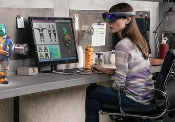 Гарнитура HoloLens содержит голографический вычислительный блок, включающий 24 ядра 
