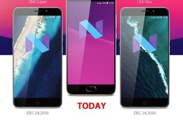 Смартфон UMi Plus сегодня обновляют до Android 7.0 Nougat