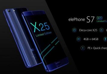 Смартфон Elephone S7 Limited Edition получит SoC Helio X25 