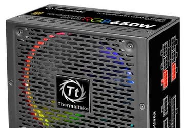 Модульные блоки питания Thermaltake Toughpower Grand RGB Gold оснащены вентилятором с подсветкой 
